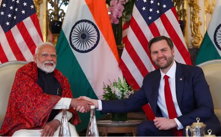J.D. Vance India Visit LIVE: U.S. Vice President Arrives in Delhi for 4-Day Diplomatic Tour